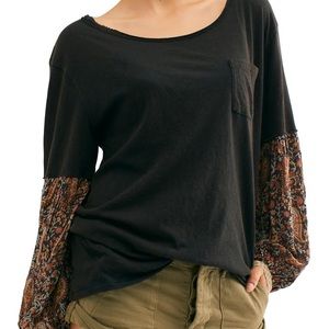 Free People Jade long Sleeve Top